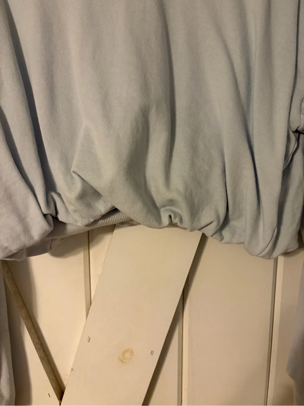 wild fable Light Blue Cropped Pullover Sweatshirt - Picture 2 of 3